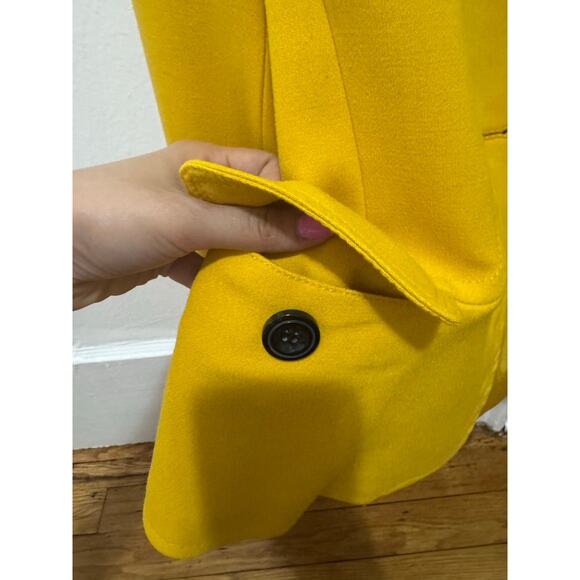 Focus 2000 size 12 petites yellow blazer black buttons 12p 12 petite jacket - Picture 5 of 9